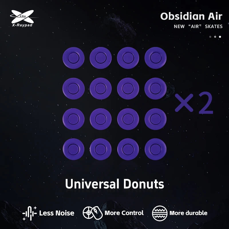 X-Raypad Obsidian Air Mouse Skates All Series – Quiet & Control