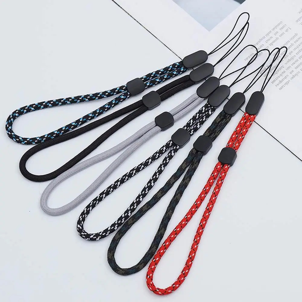 Anti Lost Adjustable Hand Lanyard Nylon Gadget Rope Multicolor Camera Lanyard Portable Mobile Phone Wrist Straps