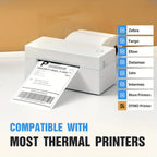 500/350 Sheets 4"x6" 4''x4'' Thermal Label Paper 100x150mm Adhesive Stickers For Thermal Shipping Labels Express Barcode Label