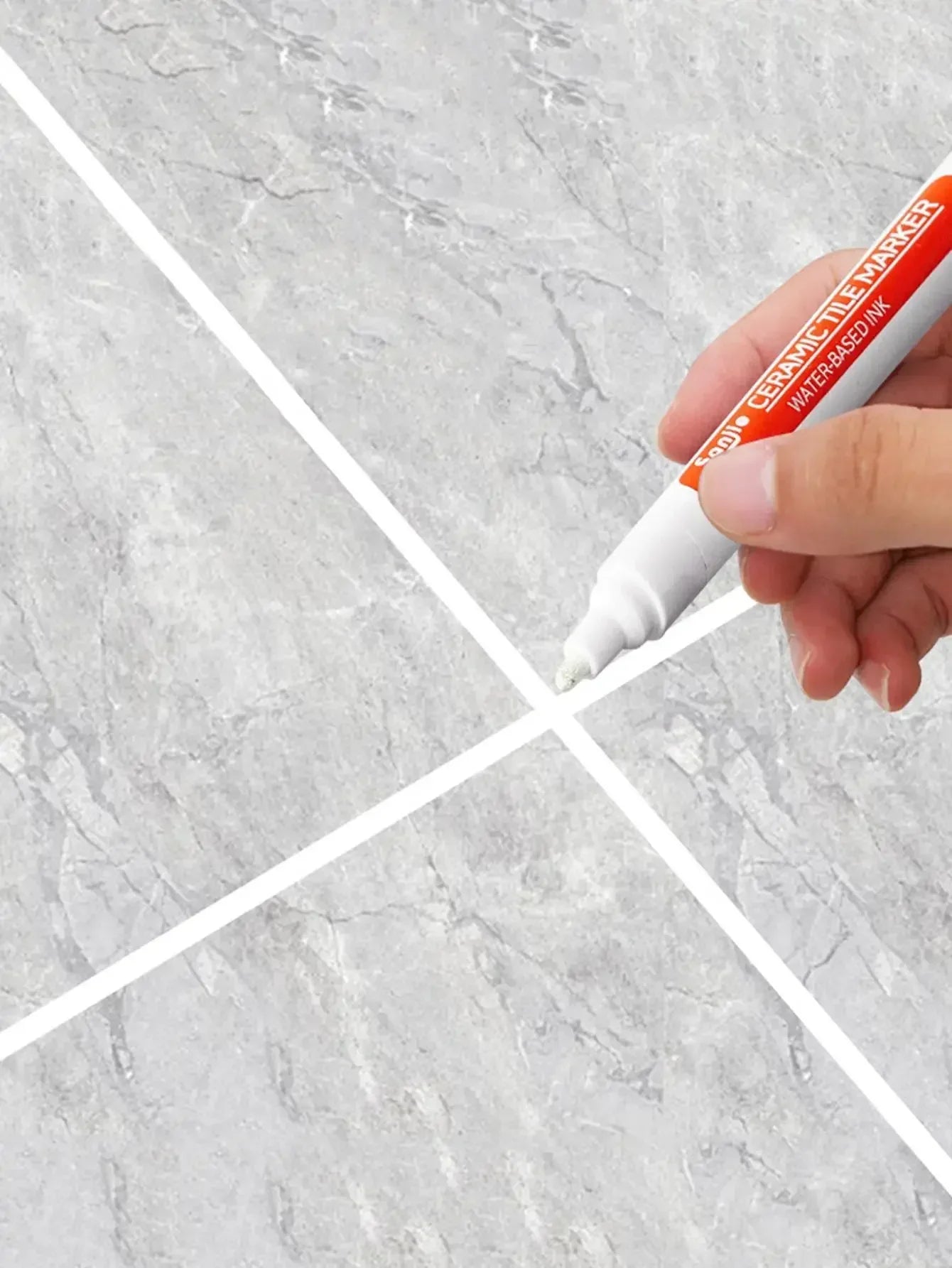 Mold-Resistant Waterproof Ceramic Tile Grout Marker Pen for Kitchen Bathroom Wall Floor Repair
