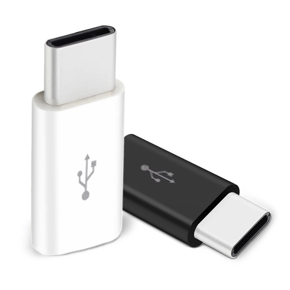 1/3Pcs Micro USB Female To Type C Male Adapter OTG Converter Micro-B To USB-C Connector Charging Cable Adapter Phone Accessories