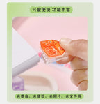5pcs/lot Cartoon Beverage Bottle Clips Cute Acrylic Decorative Clips, Student Stationery Gifts, Test Paper Clips Ins Small Clips