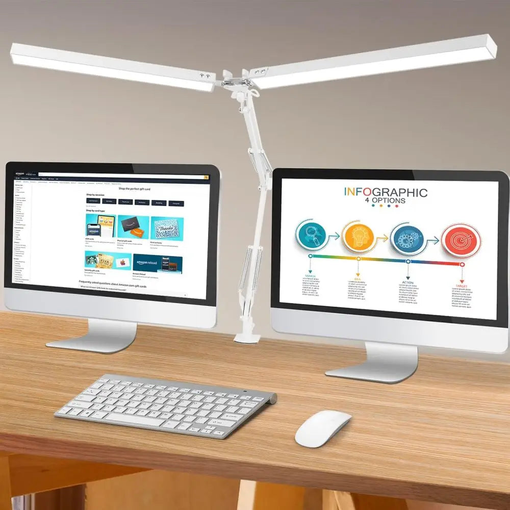 LED Desk Lamps Stepless Dimmable Led Computer Monitor Light USB Table Lamp for Office Study Reading Lighting Fixture