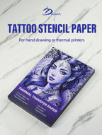 20/100pcs Tattoo Transfer Paper Carbon Thermal Stencil 4 Layered Sheet Tattoo Paper Copy Paper Tracing Paper for Tattoo Supplies