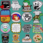 Kawaii Japanese Elf Anime Embroidery Key Fobs Key Tag Motorcycles Cars Backpack Chaveiro Keychain Fashion Keyring Friends Gifts