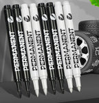 1/3/6Pcs White Marker Pens Acrylic Paint Pen for Rock Ceramic Glass Tire Metal Canvas Waterproof Painting White Marker