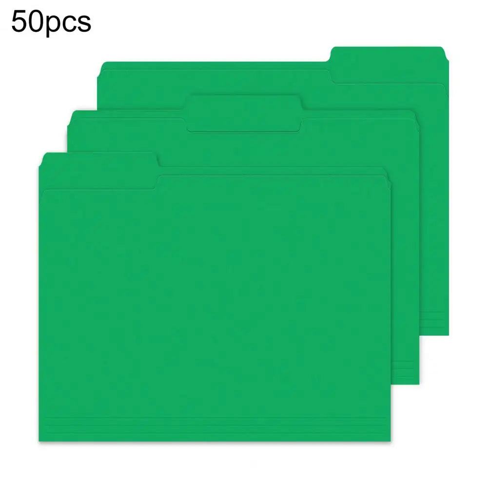 Home Office Organization Supplies Manila File Folders Set for Home Office Organization 50pcs Standard Letter Size for Easy