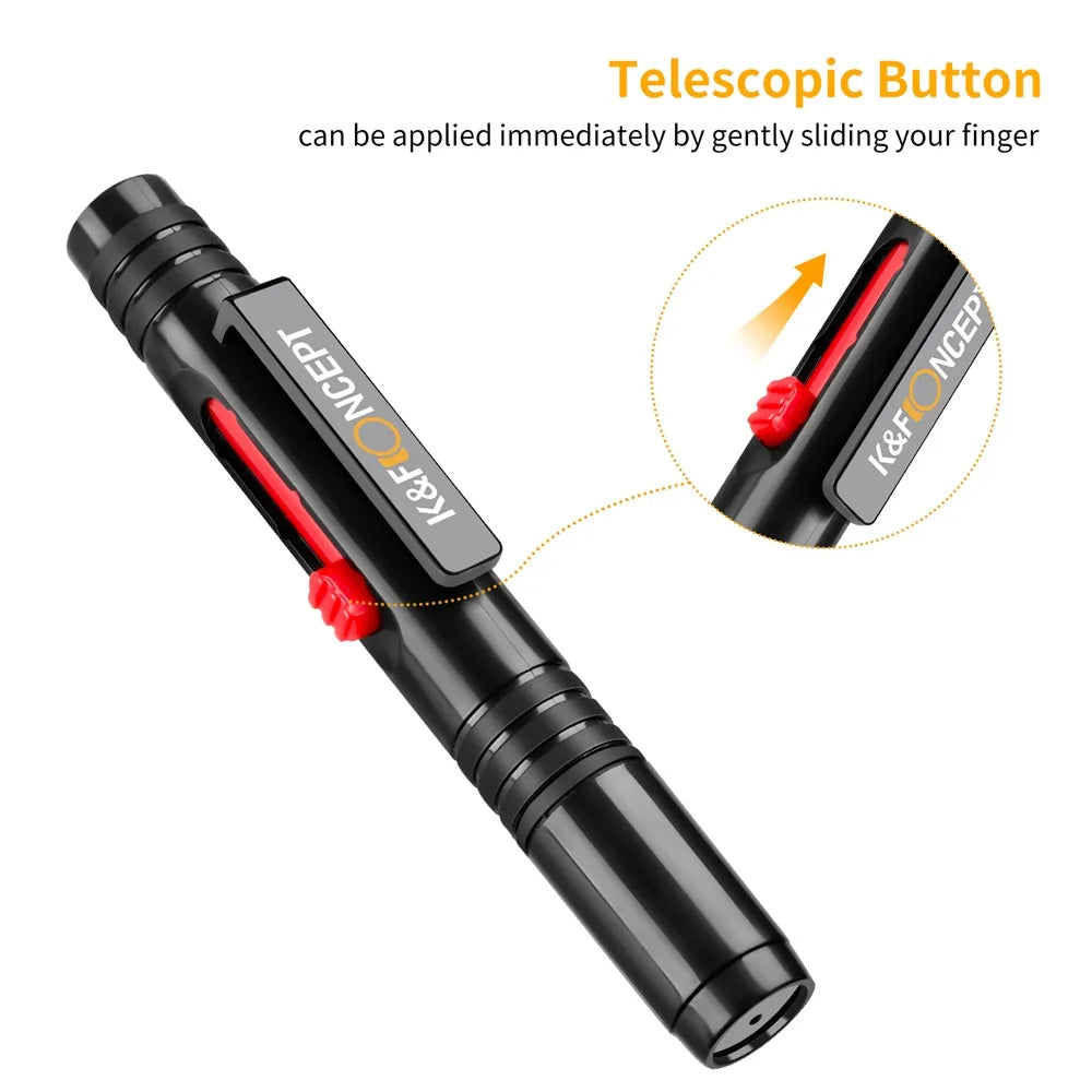 K&F CONCEPT 3 In 1 Professional Dslr Camera Lens Cleaning Kit for Digital Camera Mobile Phone Screen Cleanser Laptop Glasses