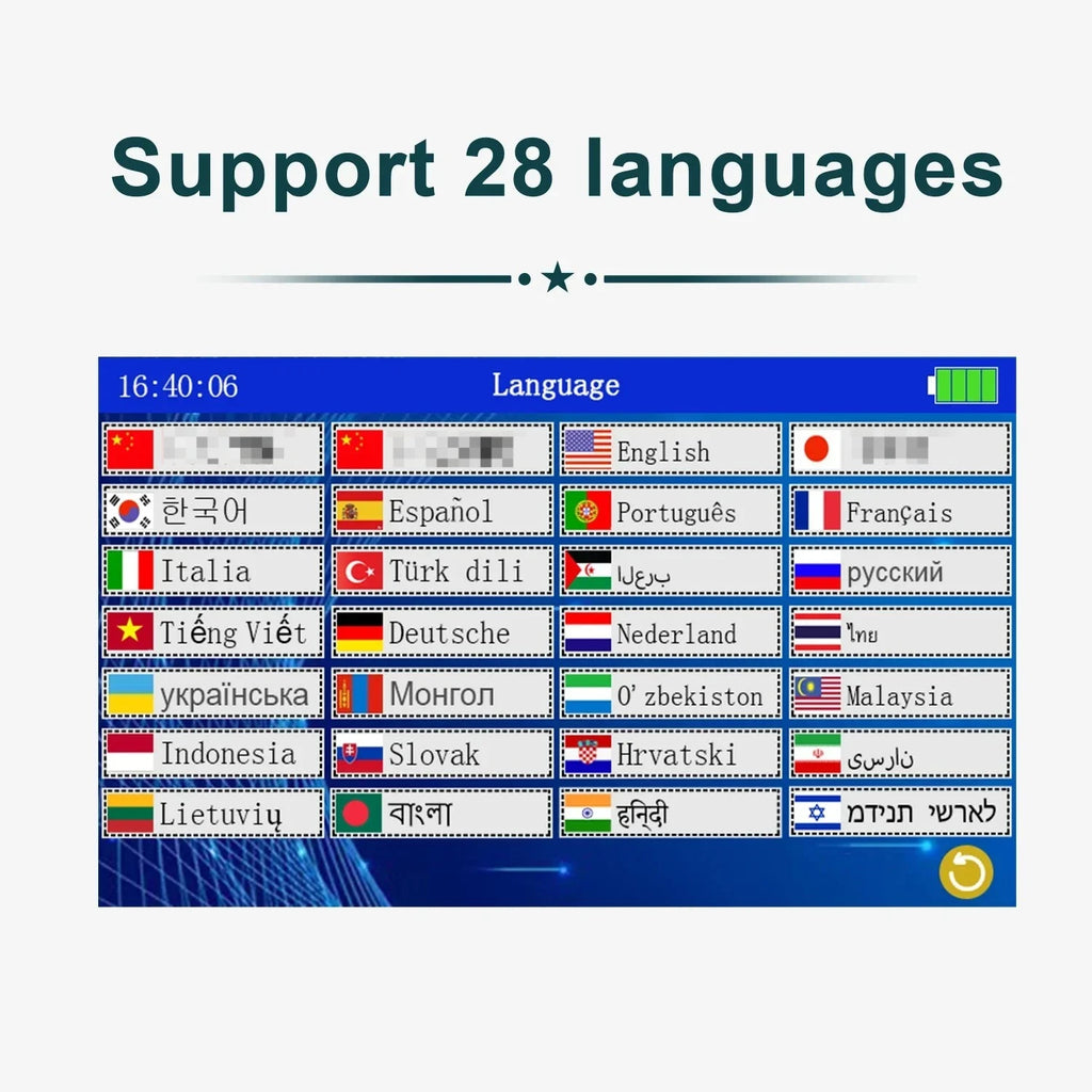 Phezer 12.7mm P17 Handheld Inkjet Printer Portable Label Printer Expiry Date Expiration Batch Code Logo QR Barcode 28 Languages