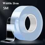 Versatile Reusable Double Sided Waterproof Adhesive Tape Strong Viscosity Firm Sticking Washable Removable Multipurpose Tape