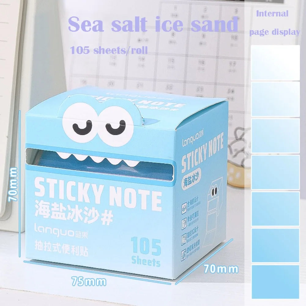 105 Sheets Cartoon Memo Pad Paper Sticky Notes Planner Sticker Paste Kawaii Papeleria Office School Supplies Korean Stationery