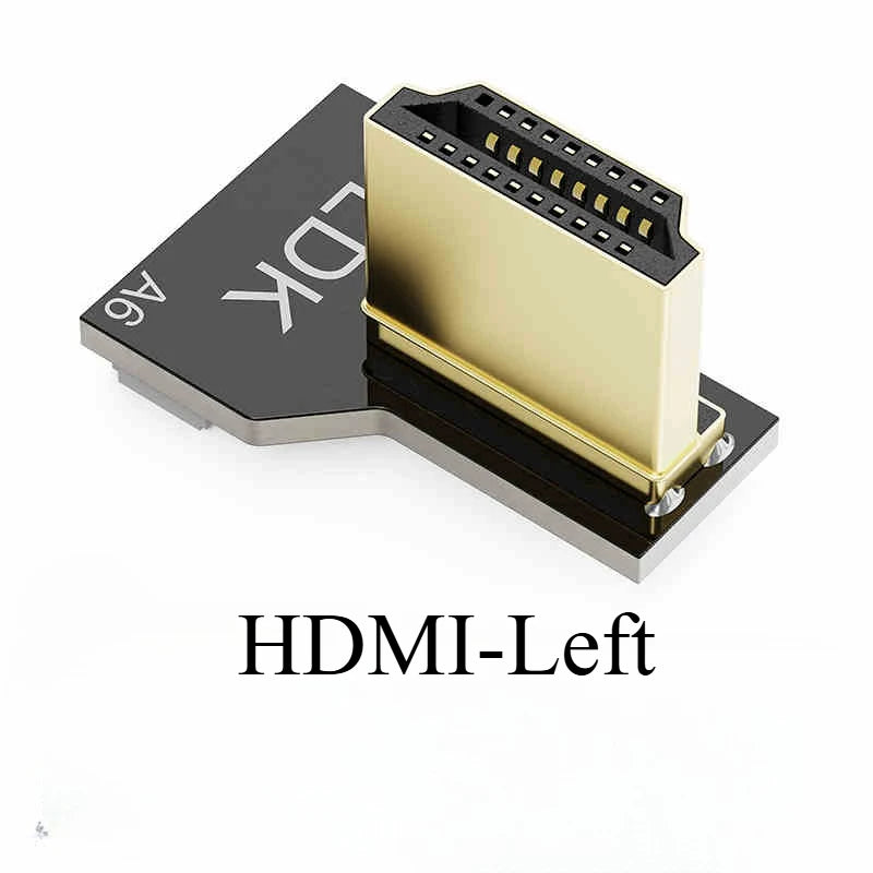Ribbon FPV HDMI-Compatible Connector Flexible Flat Cable Raspberry Pi 4 Micro HDMI to HDMI/Mini HDMI Female 90 Degree FFC 20pin