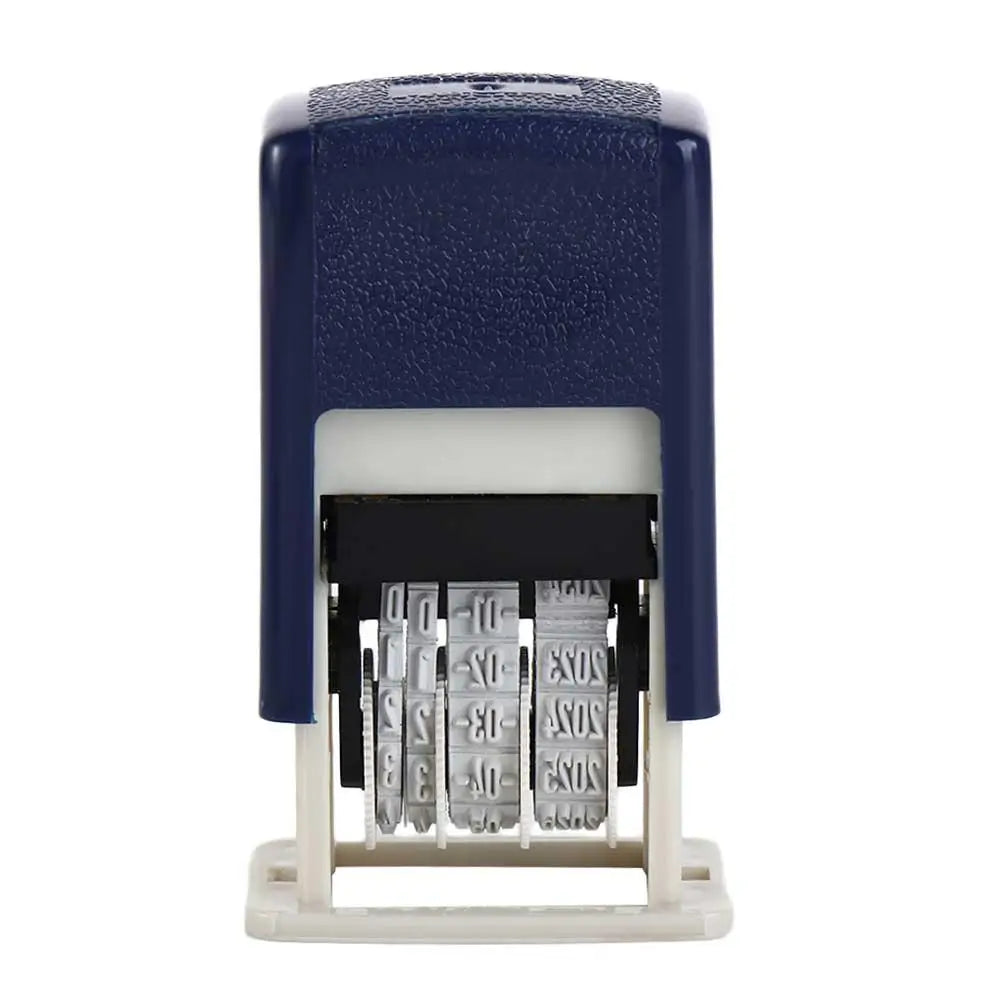 DIY Handle Account Date Stamps Stamping Automatic Ink Return Mini Self-Inking Stamps For Office Supplies Date Wheel Stamp