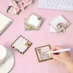 12/24pcs Cute Animals Sticky Notes Set, Refrigerator Memo Pads,Self-Stick Dog Cat Notes Pads for Home Office Gifts Supplies