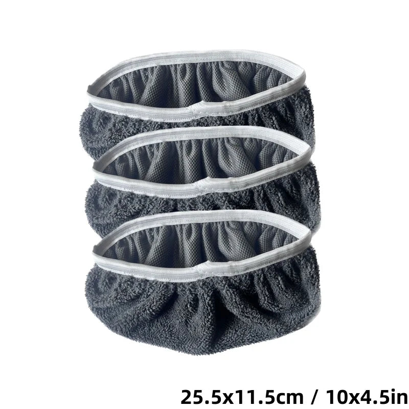 Kitchen Cleaning Accessories Flooring Cleaning Cloths Mop Head Replacement Washable Rag Towel Reusable Microfiber Mop Pads