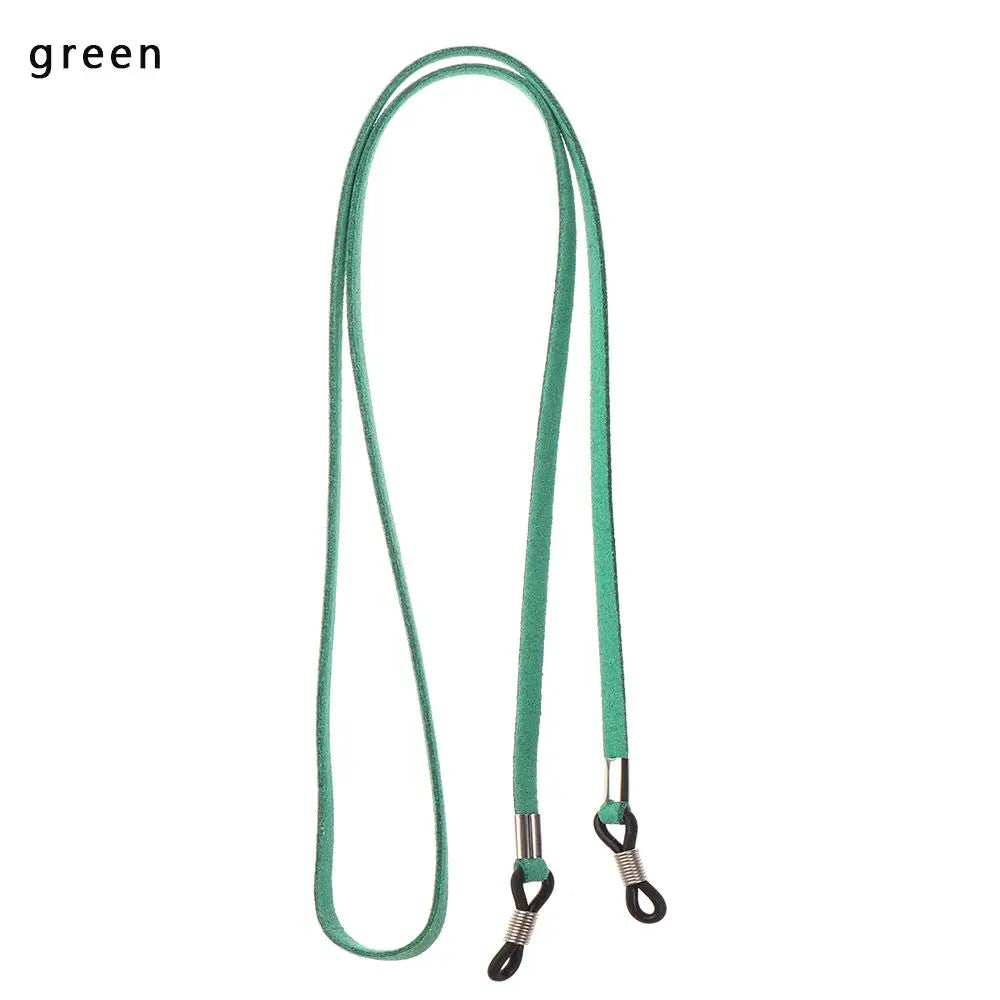 1PC Fashion New Design High Elasticity Sunglasses Lanyard Leather Strap Glasses Chain Cord Reading Glasses Strap Decoration
