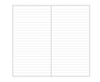 15Sheets Carft Refill Spiral Binder Inner Page Line Blank Craft Grid Inside Paper Stationery