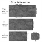 Grey series Mouse Pad Large Computer Office Game Table Mats XXL Rubber Anti-slip Gaming Keyboard Mousepads Long Desk Pads