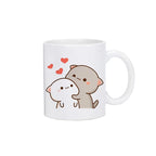 Panda Bear Bubu Dudu Coffee Milk Cup Mocha Cat Panda Bear Couple Christmas Mug Kawaii Cups Original Mugs Free Shipping Drinkware
