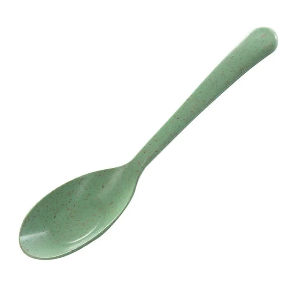 Plastic Bar Kitchen Tools Pudding Dessert Cake Party Wheat Straw Spoon Spoon Rice Scoop Scoop