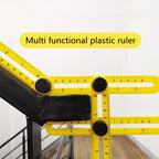 1pcs Flexible 4-Fold Ruler Portable Precision Measuring Tool for Woodworking Construction DIY Gift