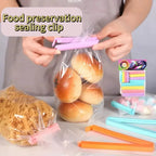 12-60Pcs Portable New Kitchen Storage Food Snack Seal Sealing Bag Clips Sealer Clamp Plastic Tool Kitchen Accessories Wholesale