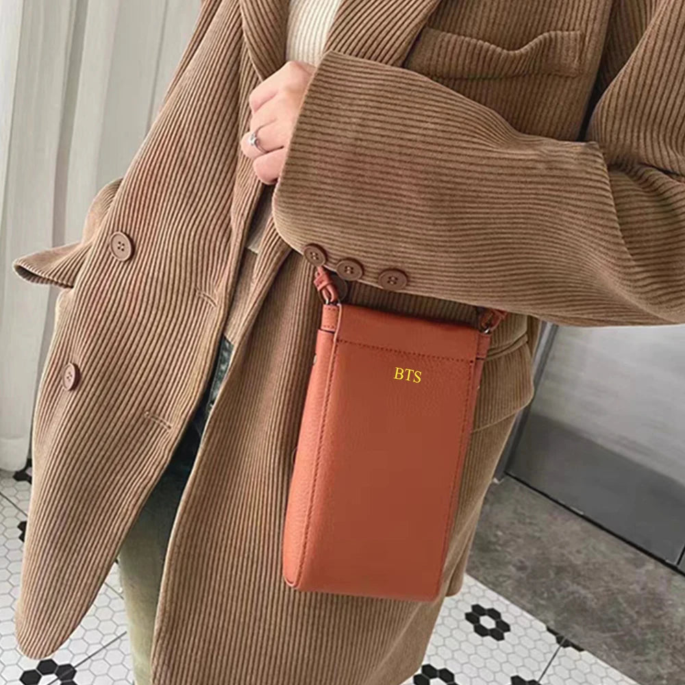 Genuine Leather Card Holder Woman Custom Name Designer Wallet Slim Luxury Card Wallet Man Engrave Initials Business Coin Purse