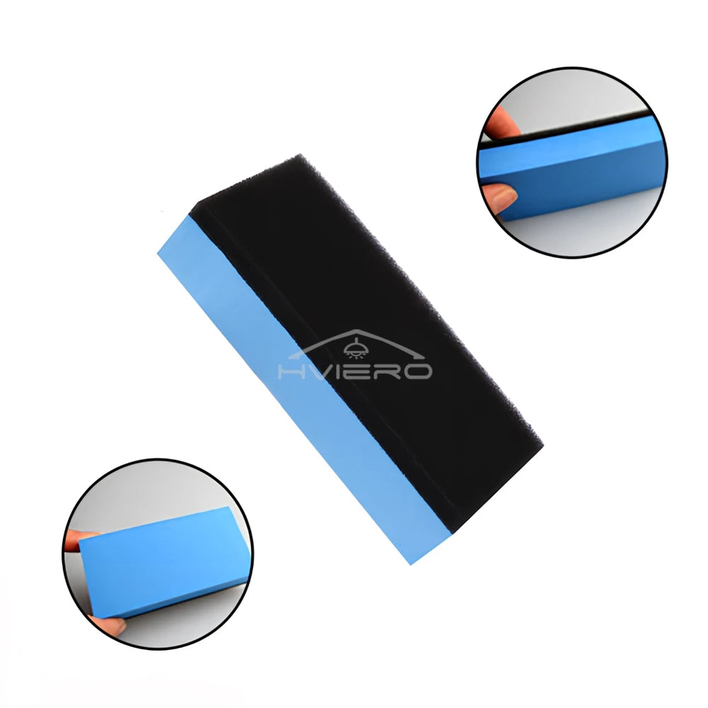 30Pcs Car Ceramic Coating Sponge Automobiles Glass Nano Wax Coat Applicator Pads Sponges for Auto Waxing Soft Polishing Clean