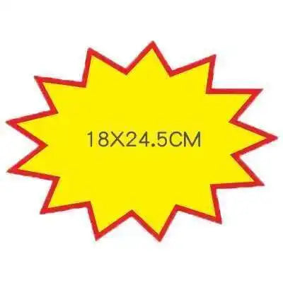 Burst Sign With Mid Flap Shelf Data Channel Pvc Star Pricecard Split Bursts Price Tag Card Pop Advertising Promotion Ticket