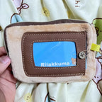 2025 New Kawaii Rilakkuma Peripheral Transparent Wallet Anime Themed Card Case And Key Case Storage Organizer Girl Birthday Gift