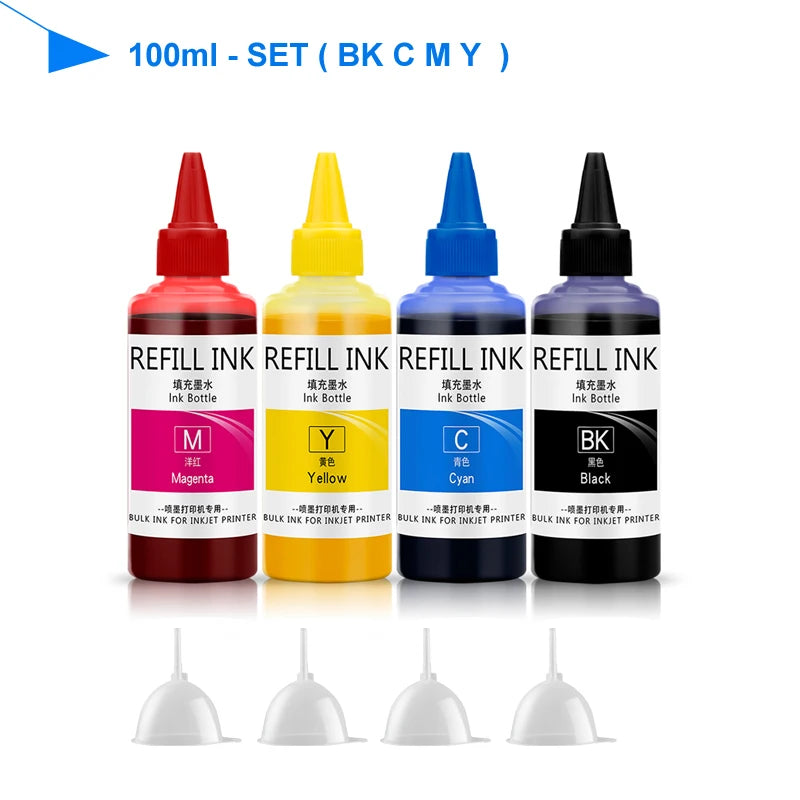 Universal Sublimation ink with Coating for Epson desktop printer heat transfer for T-shirt face mask cotton Mugs 100ml