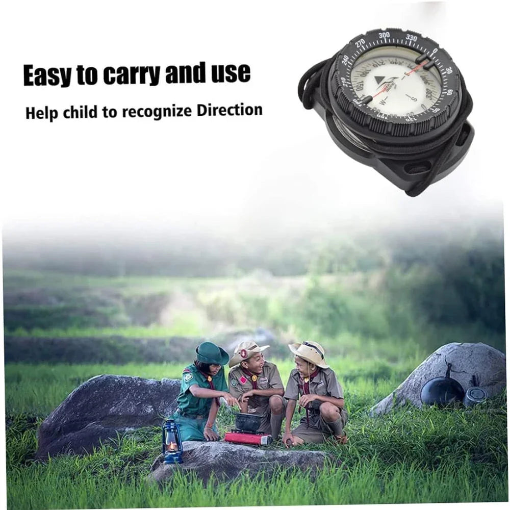 Outdoor Dive Noctilucent Compass Professional Waterproof Navigator Digital Scuba Luminous Balanced Watch For Underwater Swimming