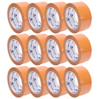 12 Rolls/Set Tape Packaging Tools Office Packing Supplies Waterproof Sealing PP Material Durable Can Be Written As Marking Tapes