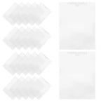 24Pcs Clear PP Plastic File Folder Sleeve Hanging Document Organizer for Office Study Paper Storage Portable File Container A4