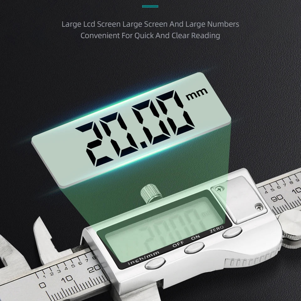 Metal Digital Display Calipers Verniers Calipers Quality Caliper Woodworking Measuring Instruments Tools Depth Calipers
