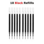 KACO Gel Pens Press Signature Pen Stationery Metal Pen Clip 0.5mm Black Ink Quicking Drying Large Capacity 800M Smooth Writing