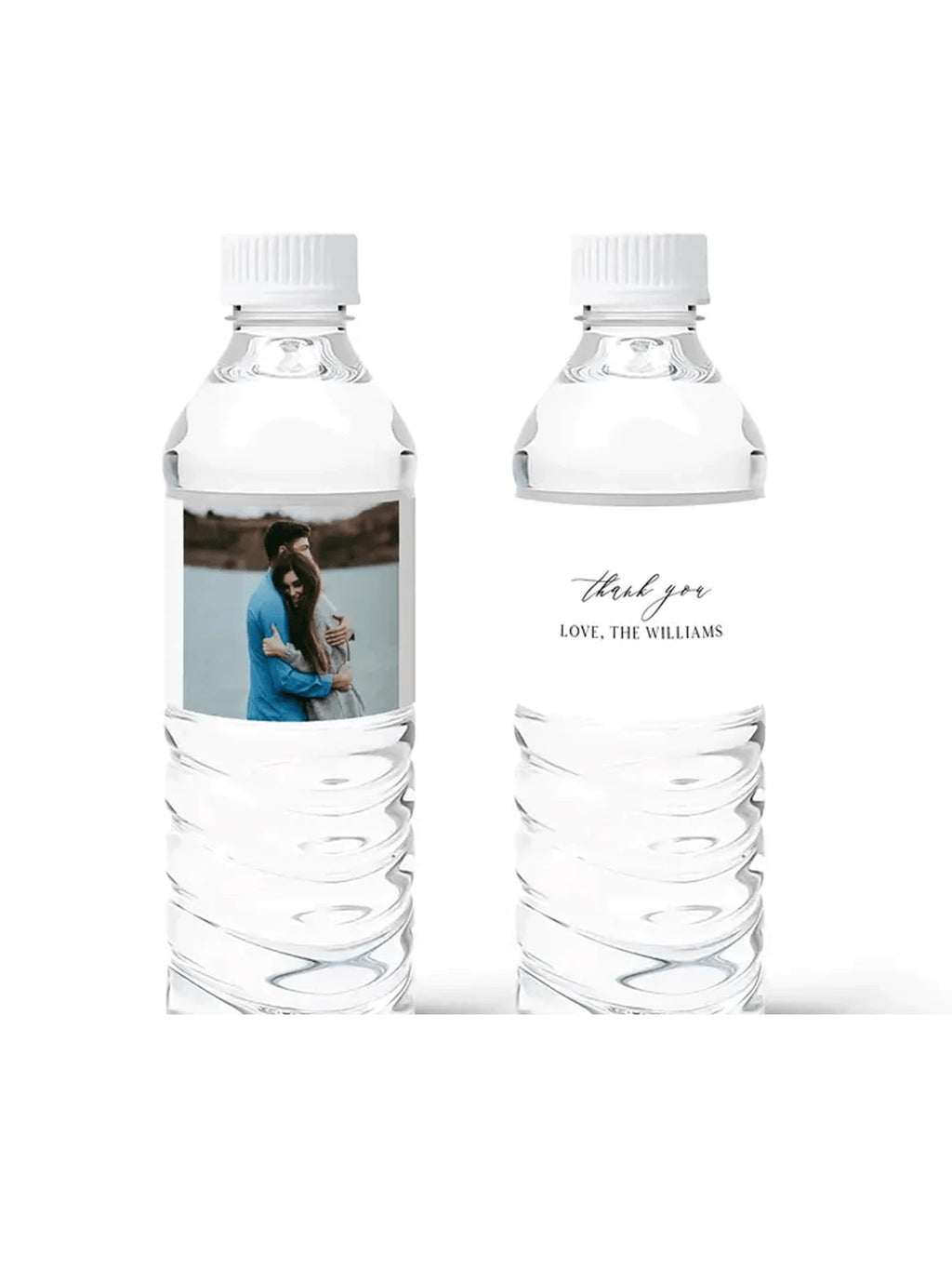 1~20PCs Custom Photo Water Bottle Label-3 Styles,21*5CM Personalized Celebration Tags,DIY Bottle Water Waist Seal Name Stickers