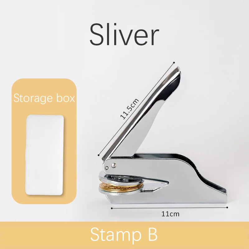 Book Wedding Embosser Stamps Customized Designs Personalized Embossing Stamp Custom Handheld Envelope Invitation Card Seals DIY