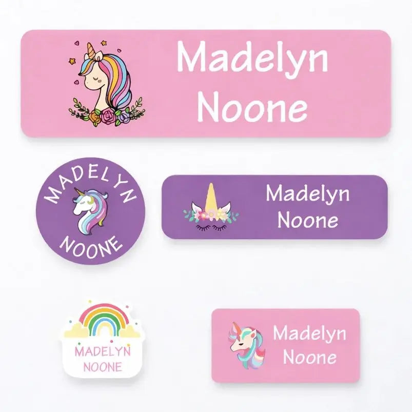 Custom Name Labels 121PCS 2 Sheets Personalized Stickers for Clothes, Lunch Boxes, Bottles, Kids School Supplies, Camp, Daycare