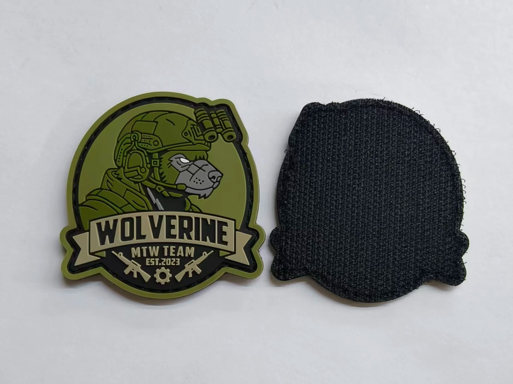 Soft PVC Label Customized PVC Patches Sew on Rubber Label Rubber PVC Tag 3D Embossed Custom Logo Rubber Patch