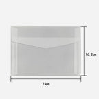 50pcs/lot Translucent Envelopes European Sulfuric Acid Paper Envelope for Wedding Invitation Business Supplies Giftbox Storage