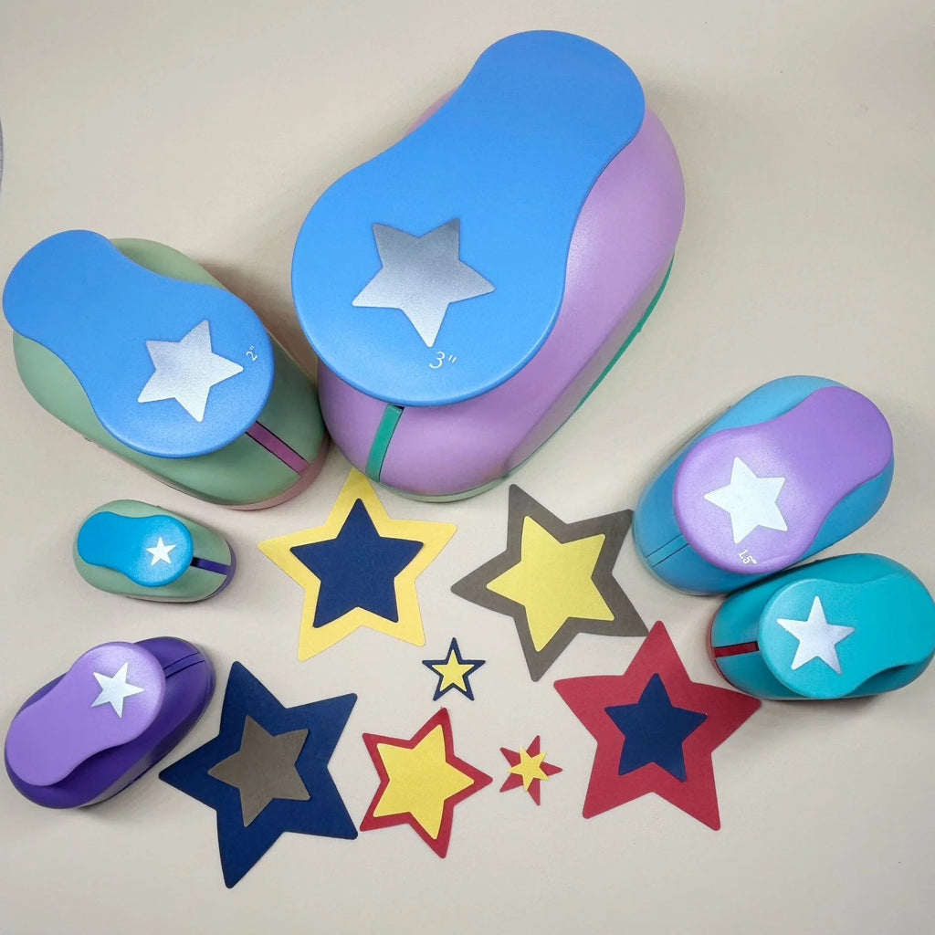 1pcs Round Heart Star Hole Punch Paper Craft Punch Scrapbooking Card Making Journal Photo Album Office Supplies