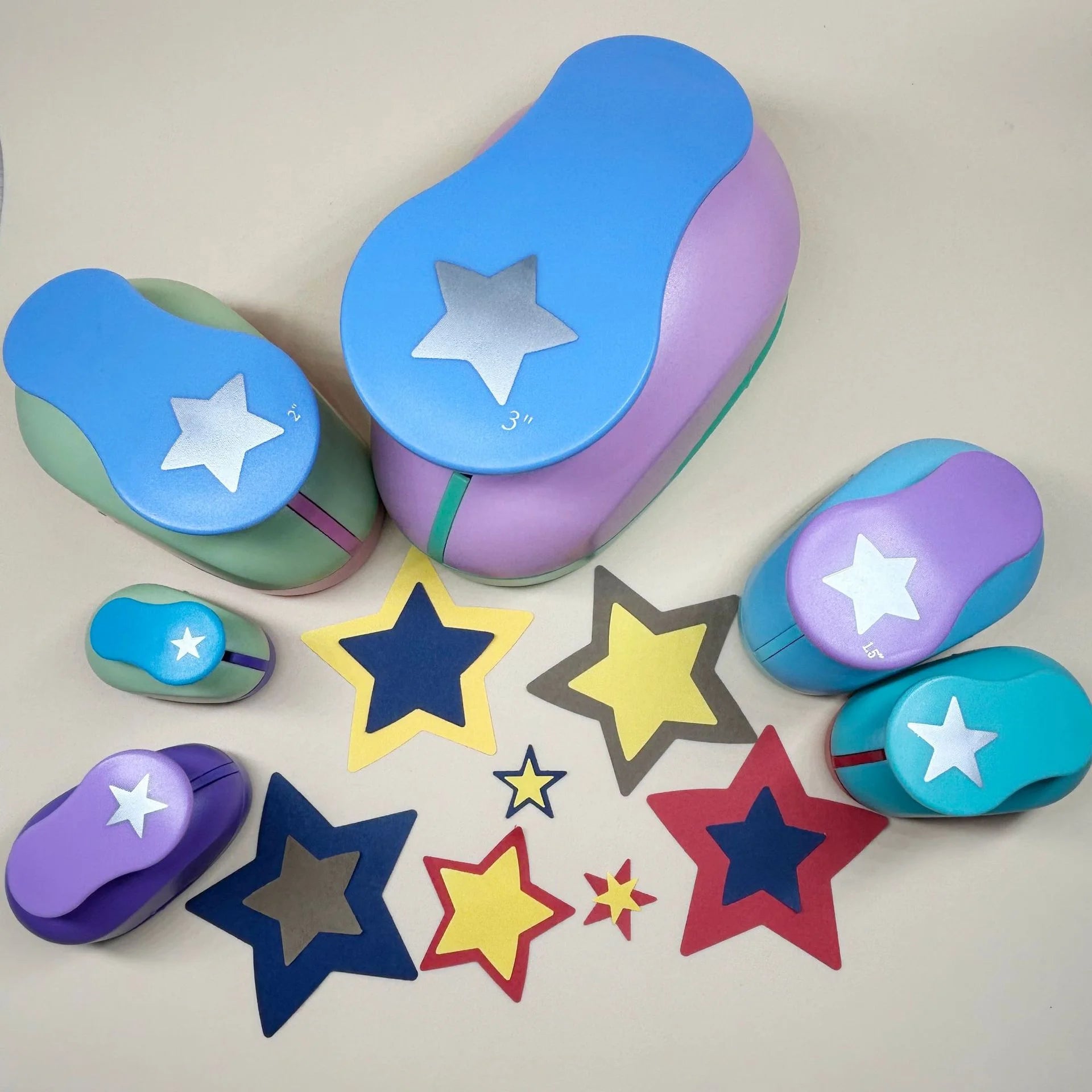 1pcs Round Heart Star Hole Punch Paper Craft Punch Scrapbooking Card Making Journal Photo Album Office Supplies