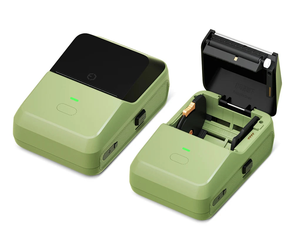 YINSITOM 20-50mm Mini Portable Thermal Printer Bluetooth Barcode Hand Multifunctional Price Label Sticker Maker Android / iOS