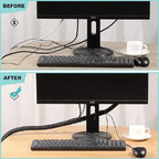 1m 3m 5m Braided Cable Sleeve Pet Nylon Wrapping Case Cover for Desk PC TV Wire Protector Cable Management Wrap