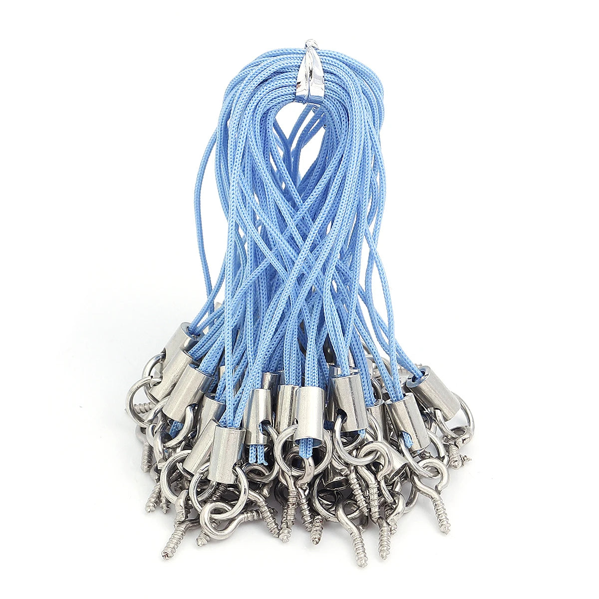 50pcs/lot Hand Wrist Lanyard String Short Grip Lanyard Mobile Phone Strap for USB Flash Drive Keychain ID Badge Holder DIY