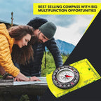 New Outdoor Compass Hiking Survival Compass with Clinometer,Waterproof Durable and Pocket-Sized Good for Camping Hunting Hiking