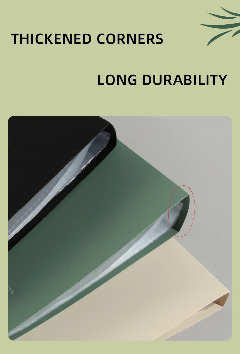 A3 Side-Loading Portfolio 8K Album for Children's Certificates, Artwork, Drawing Paper, and Poster Collection Folder