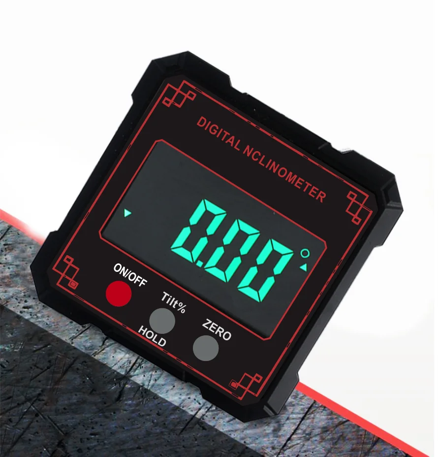 360° IP65/IP54 Digital Protractor Electronic Goniometer Inclinometer Digital Level With Magnetic Base