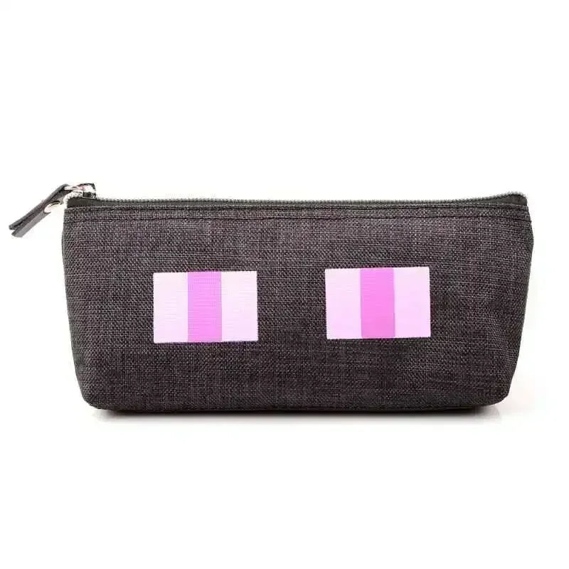 Hot Sale At Rock-bottom Price 10 Styles Minecrafte Pencilcase for My World Oval Pencil Case PU/fabric Student Supplies MC Toys